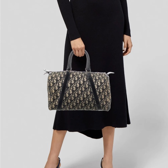 Dior vintage trotter Boston bag - Picture 2 of 5